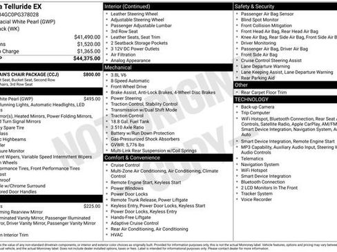 Certified 2023 Kia Telluride EX w/ EX Captain's Chair Package FWD image 3