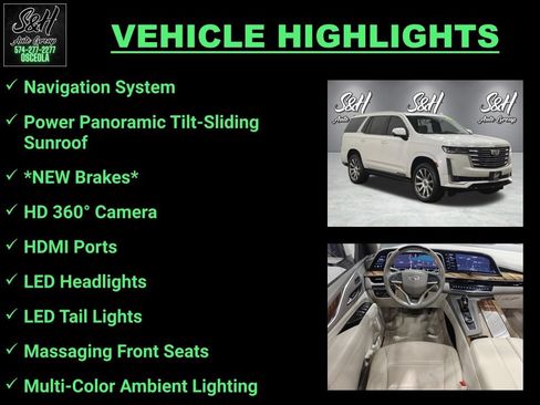 Used 2022 Cadillac Escalade Premium Luxury Platinum AWD/4WD image 3