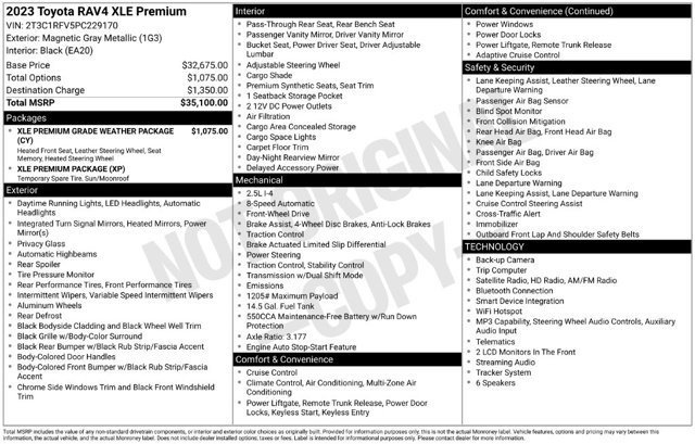 Used 2023 Toyota RAV4 XLE Premium FWD image 3