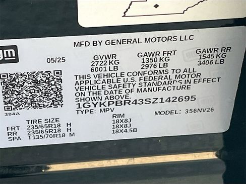 Used 2025 Cadillac XT6 Luxury w/ LPO, Floor Liner Package image 34