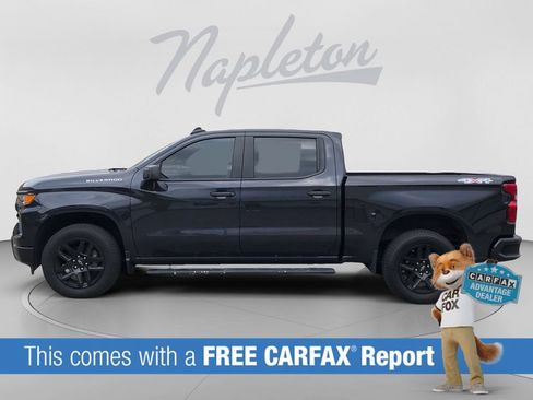 Used 2023 Chevrolet Silverado 1500 Custom w/ LPO, Dark Essentials Package AWD/4WD image 2