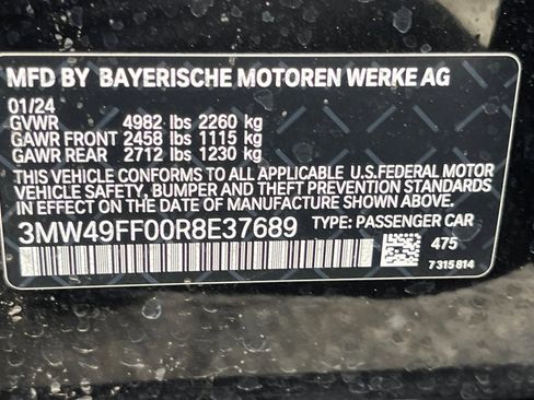 Used 2024 BMW M340i xDrive w/ Premium Package image 7