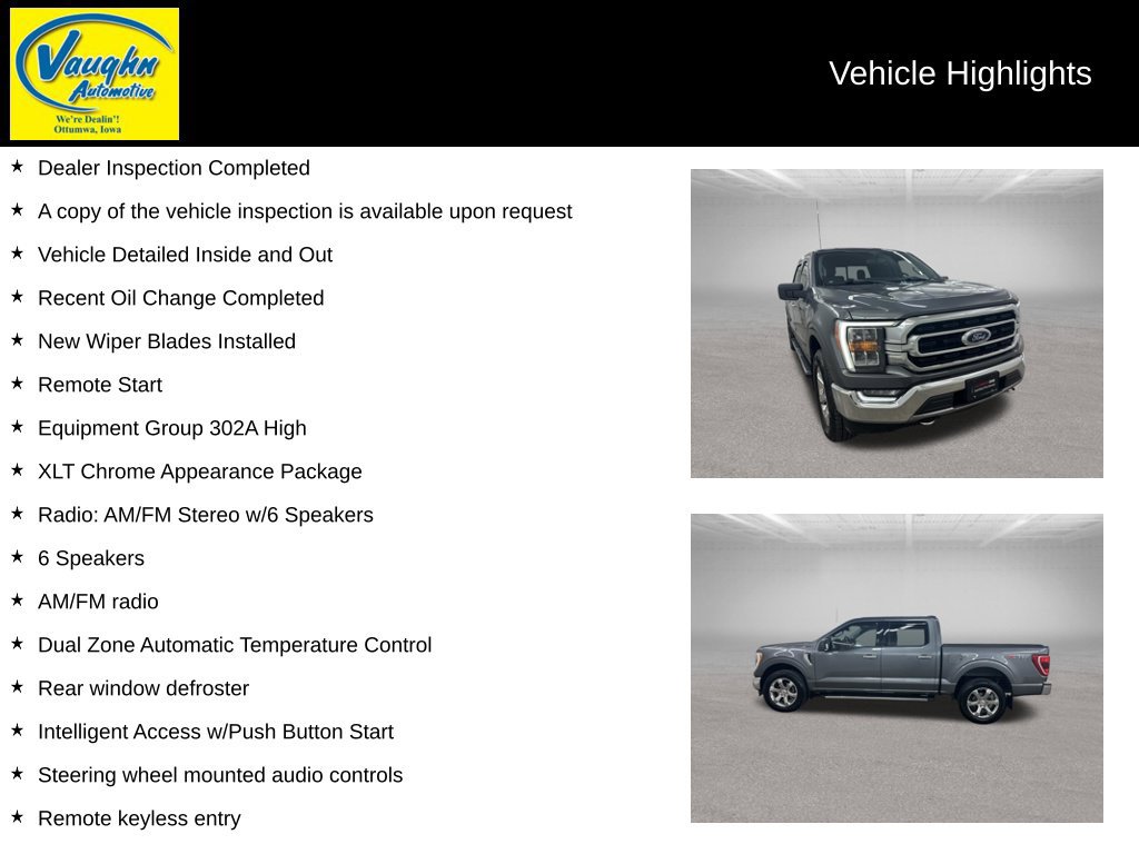 Used 2021 Ford F150 XLT w/ Equipment Group 302A High AWD/4WD image 2