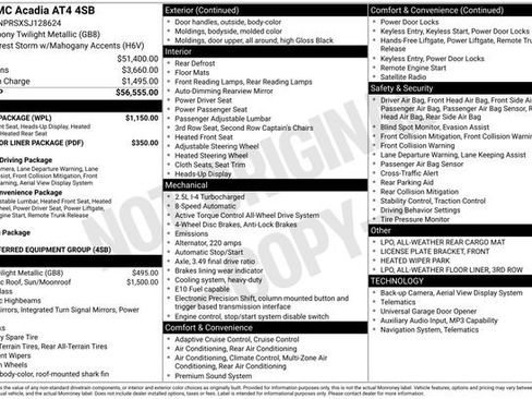 Used 2025 GMC Acadia AT4 w/ Luxury Package AWD/4WD image 20