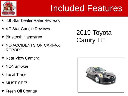 Used 2019 Toyota Camry LE image 4