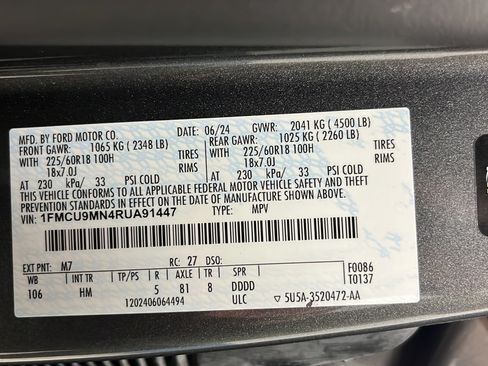 Used 2024 Ford Escape ST-Line w/ Tech Pack #1 AWD/4WD image 27