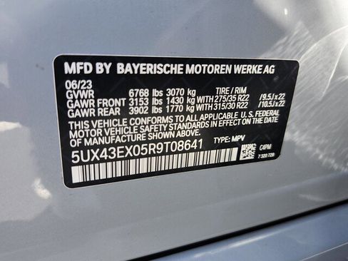 Certified 2024 BMW X6 M60i w/ Dynamic Handling Package image 43