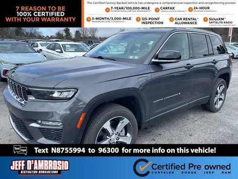 Certified 2022 Jeep Grand Cherokee Limited 4xe w/ Luxury Tech Group II image 1