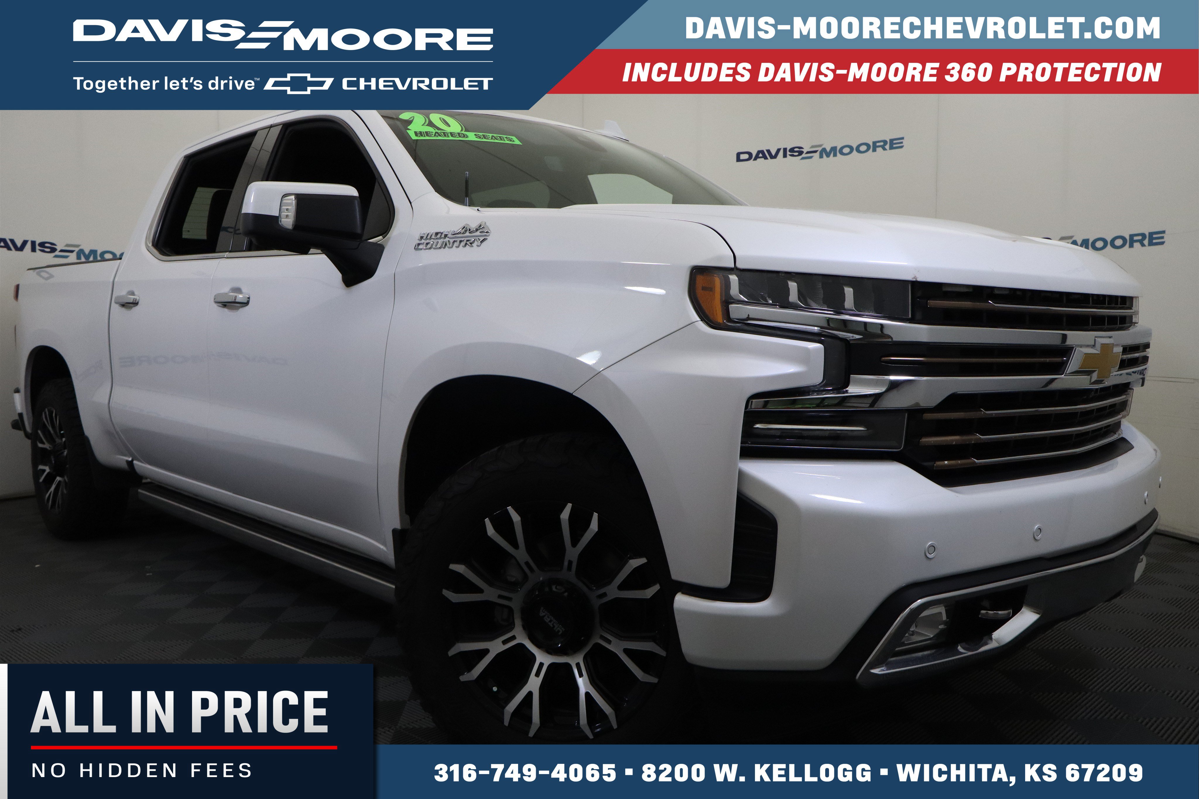 Used 2020 Chevrolet Silverado 1500 High Country w/ Technology Package AWD/4WD image 1