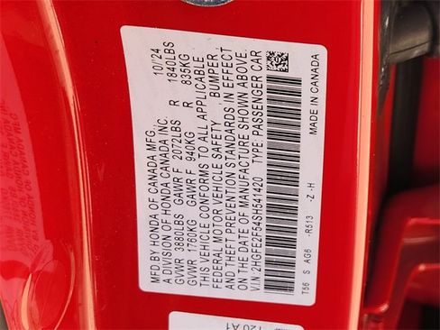 Certified 2025 Honda Civic Sport image 21