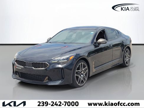 Certified 2022 Kia Stinger GT1 w/ Red Interior Color Package RWD image 3