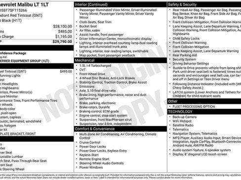 Used 2025 Chevrolet Malibu LT FWD image 30