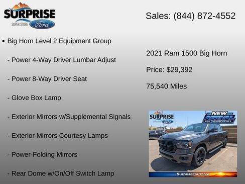Used 2021 RAM 1500 Big Horn AWD/4WD image 15