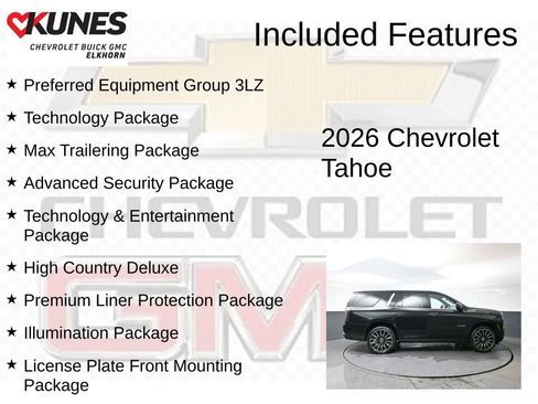 New 2026 Chevrolet Tahoe High Country AWD/4WD image 2