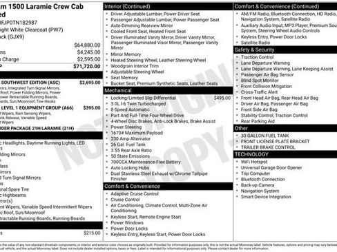 Used 2026 RAM 1500 Laramie AWD/4WD image 33