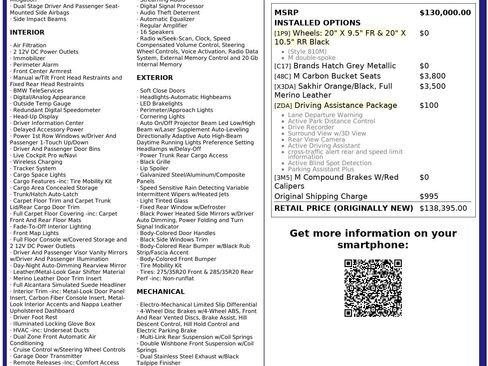 Used 2022 BMW M8 Competition w/ Driving Assistance Package image 86