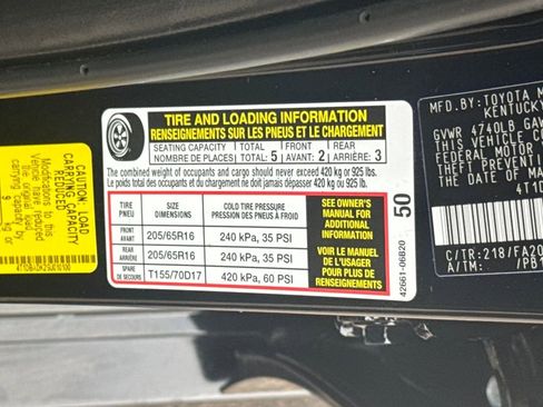 Used 2025 Toyota Camry LE w/ Convenience Package image 45