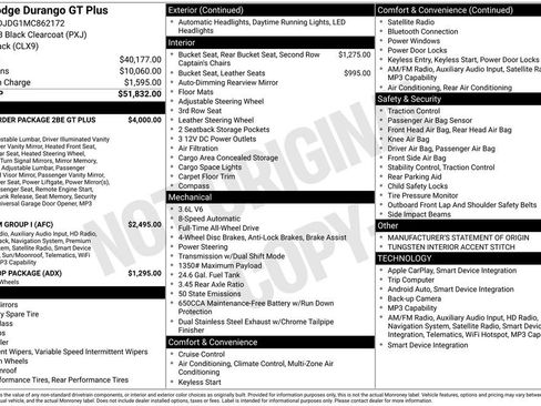 Used 2021 Dodge Durango GT AWD/4WD image 8