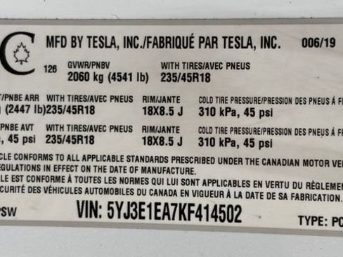 Used 2019 Tesla Model 3 Standard Range Plus RWD image 40