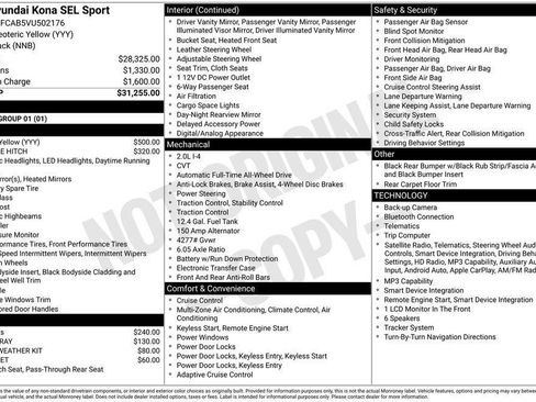 New 2027 Hyundai Kona SEL Sport AWD/4WD image 4