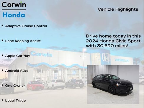 Used 2024 Honda Civic Sport image 6