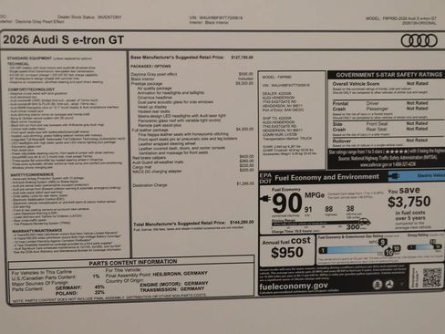 New 2026 Audi S e-tron GT Prestige AWD/4WD image 42