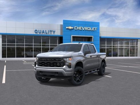 New 2026 Chevrolet Silverado 1500 Custom w/ Turbomax Blackout Package AWD/4WD image 8
