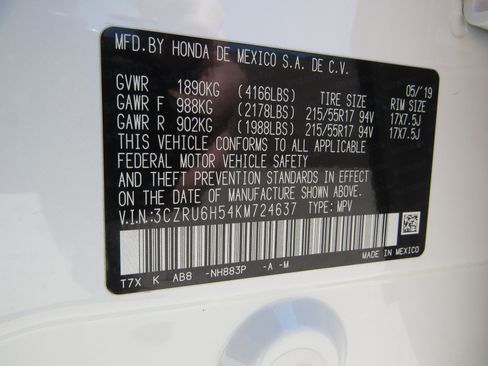 Used 2019 Honda HR-V EX image 28