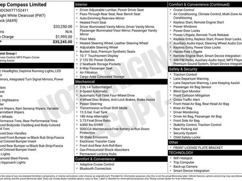 New 2026 Jeep Compass Limited AWD/4WD image 2