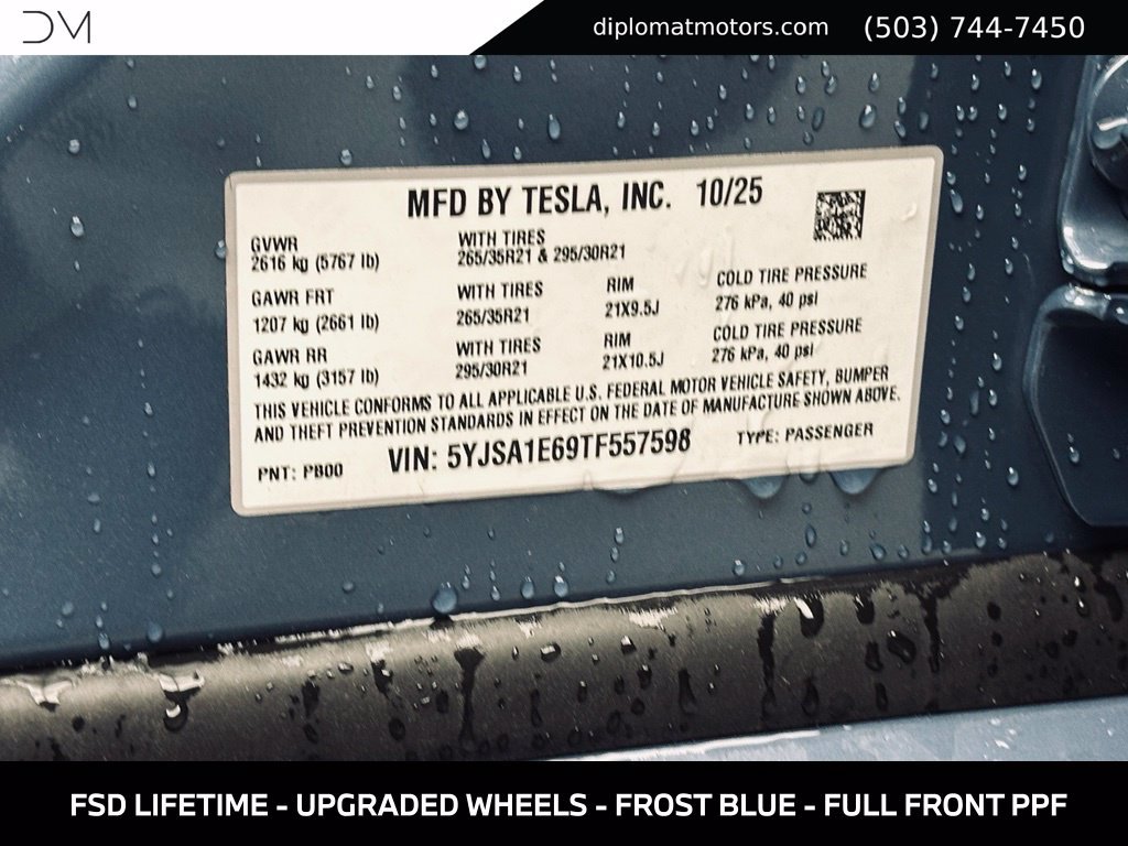 Used 2026 Tesla Model S Plaid AWD/4WD image 41