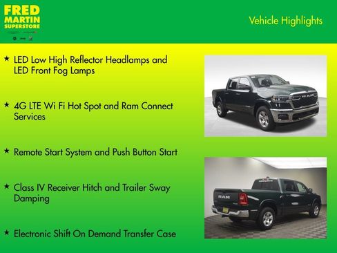 New 2026 RAM 1500 4x4 Crew Cab image 14