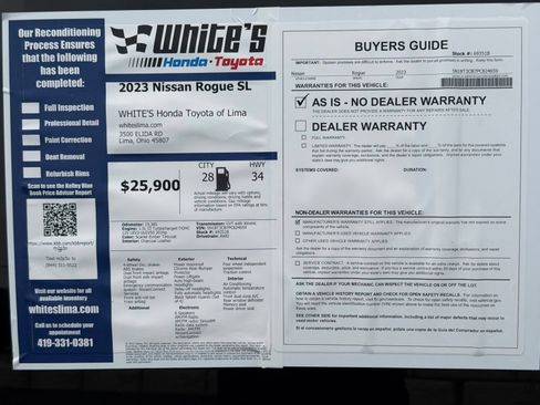 Used 2023 Nissan Rogue SL w/ SL Premium Package AWD/4WD image 34