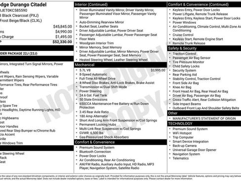 Used 2019 Dodge Durango Citadel image 41