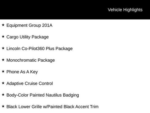 Used 2021 Lincoln Nautilus Reserve w/ Equipment Group 201A image 29