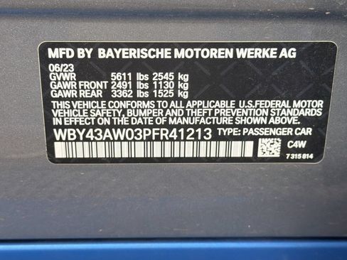 Certified 2023 BMW i4 eDrive35 w/ Premium Package RWD image 37