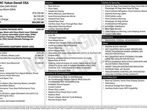 Used 2022 GMC Yukon Denali w/ Max Trailering Package image 40