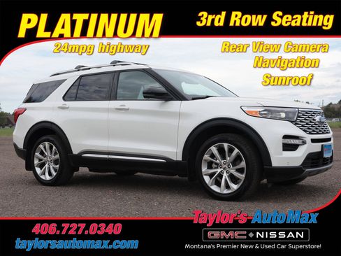 Used 2023 Ford Explorer Platinum w/ Technology Package AWD/4WD image 1
