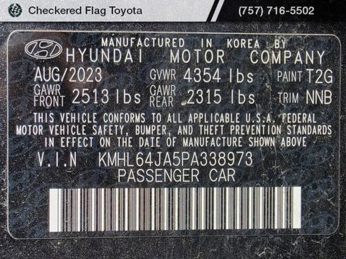 Used 2023 Hyundai Sonata SEL w/ Preferred Accessory Package FWD image 18