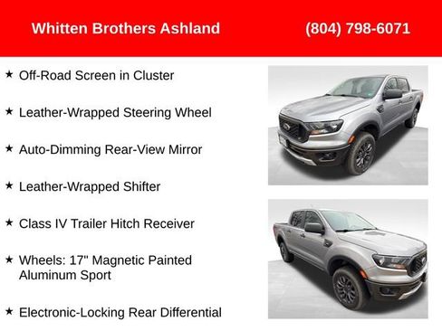 Used 2021 Ford Ranger XLT w/ Equipment Group 301A Mid image 10