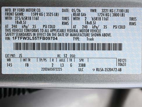 New 2026 Ford F150 XLT w/ Equipment Group 302A MID AWD/4WD image 50