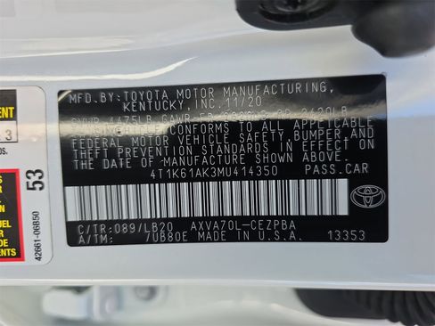 Used 2021 Toyota Camry XSE image 34