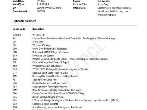 Used 2024 Porsche 911 GT3 RS w/ Weissach Package image 34
