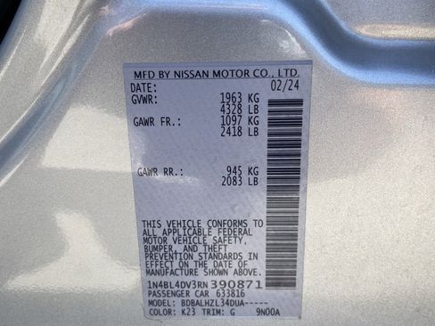 Used 2024 Nissan Altima 2.5 SV image 28