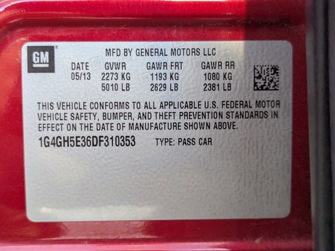 Used 2013 Buick LaCrosse Premium w/ Driver Confidence Package image 47