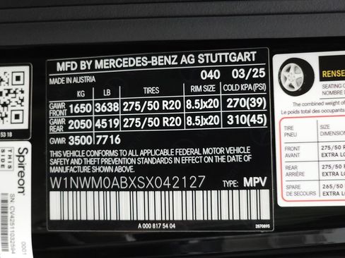 Used 2025 Mercedes-Benz G 580 w/ EQ Technology image 36