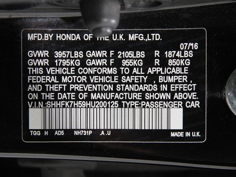 Used 2017 Honda Civic EX image 23