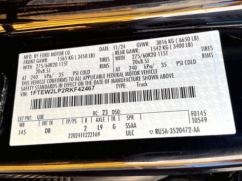 Used 2024 Ford F150 STX w/ STX Black Appearance Package image 27