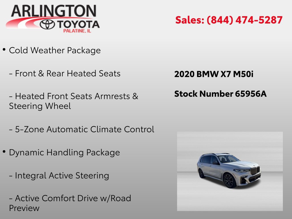 Used 2020 BMW X7 M50i AWD/4WD image 2