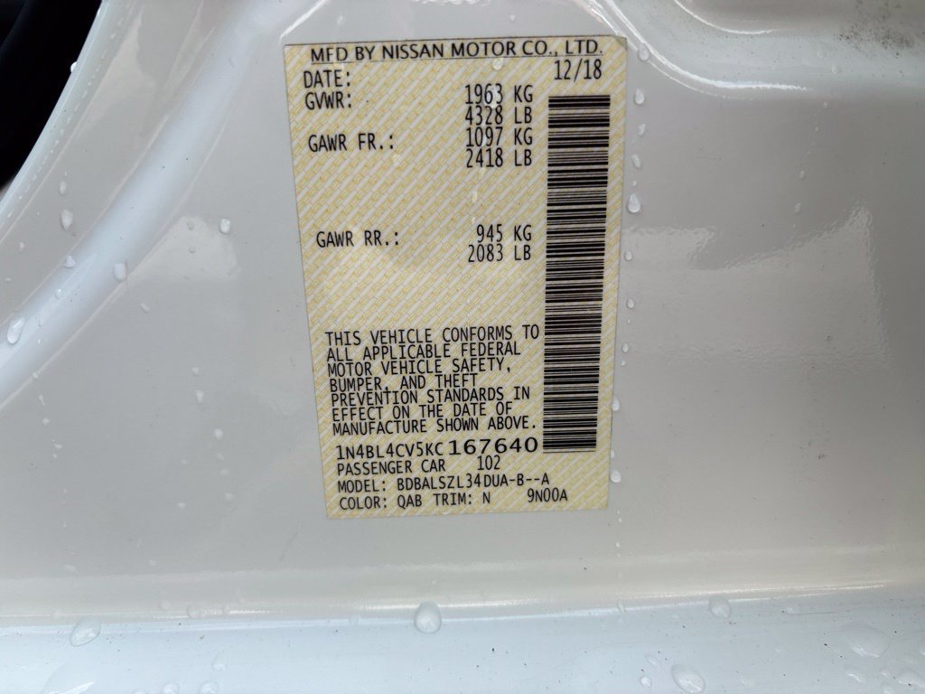 Used 2019 Nissan Altima 2.5 SR FWD image 10