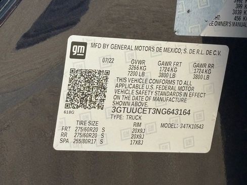 Used 2022 GMC Sierra 1500 Elevation image 35